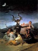 Francisco de goya y Lucientes Witches- Sabbath France oil painting artist